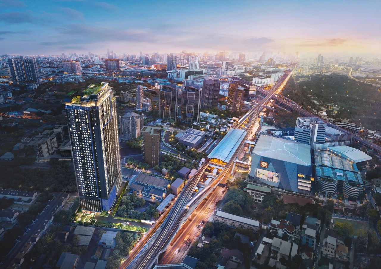 泰国AP地产全新公寓项目即将交付！距离轻轨仅200米，对面是知名购物中心！