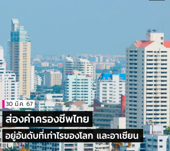 泰国生活成本指数世界排名第94，东盟国家排名第5