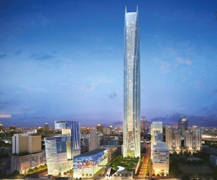 中国人扎堆的曼谷拉玛九，五年前规划的“东南亚第一高楼”，终于尘埃落定……