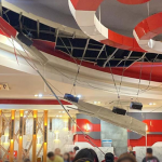 曼谷知名餐厅天花板塌陷砸中顾客，事故后仍继续营业……